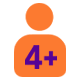 4+